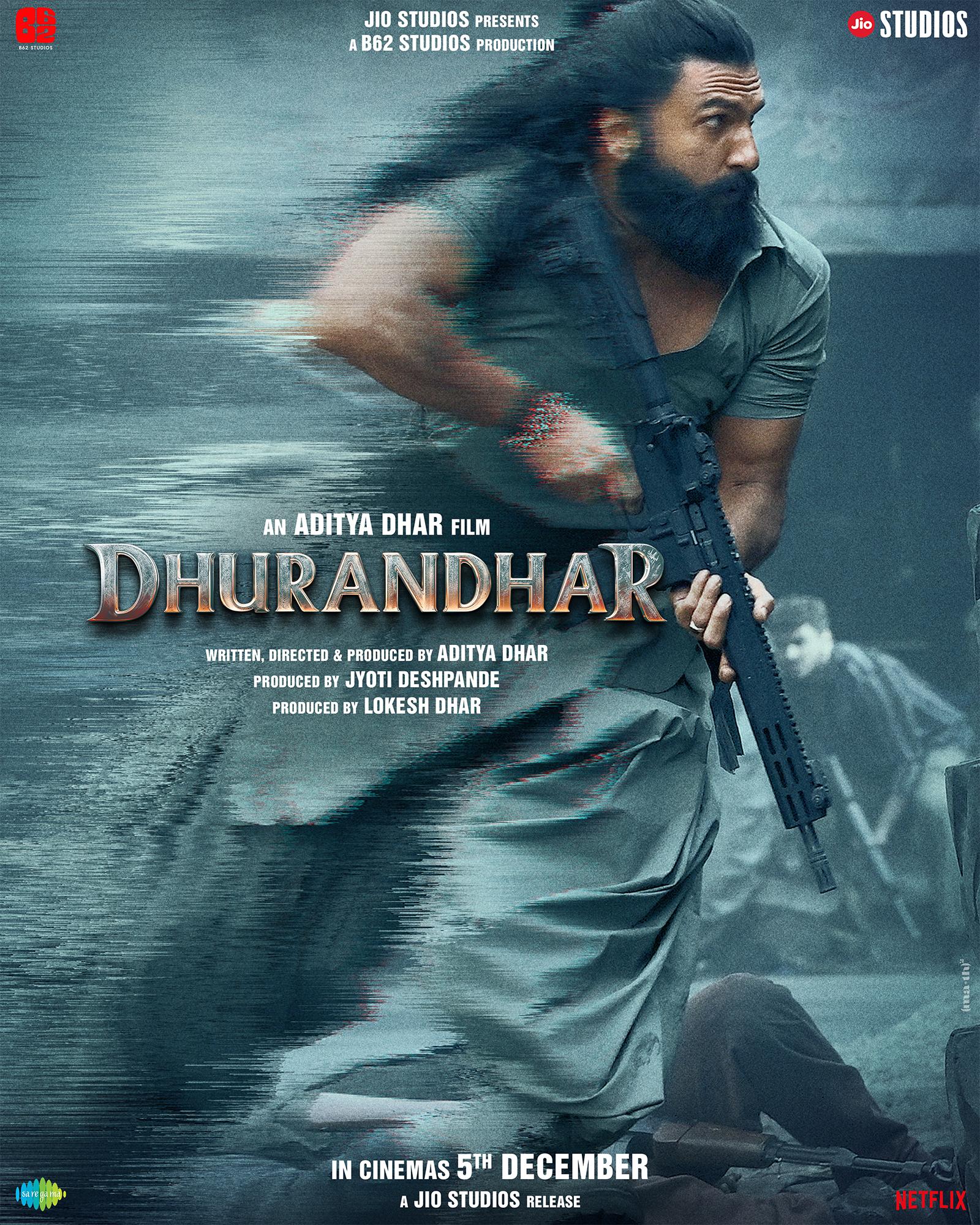 Dhurandhar poster — lone operative
